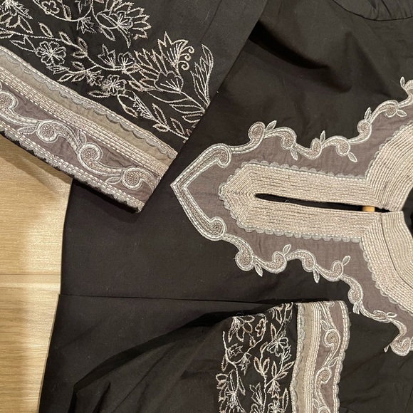 Black long sleeve tunic (S) - Picture 4 of 7